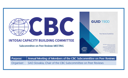 Annual meeting of the INTOSAI Capacity Building Committee - Subcommittee on Peer Review 